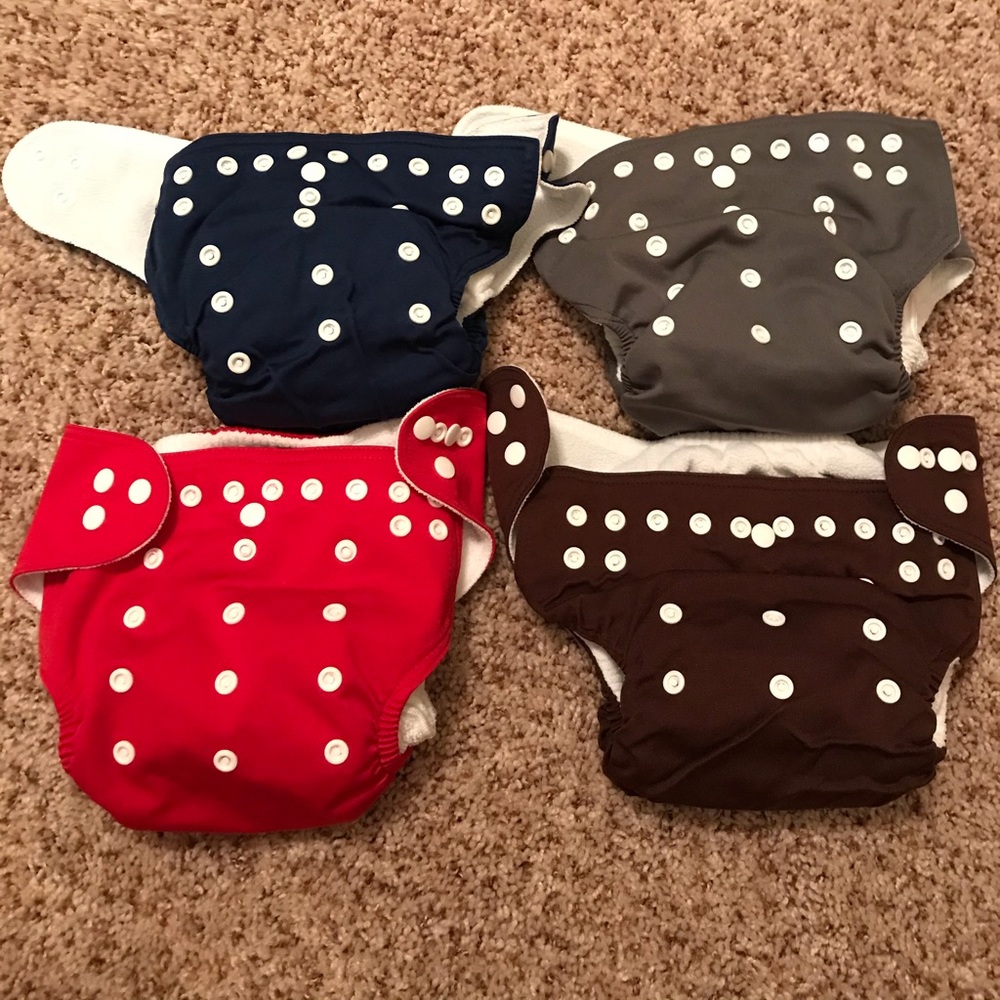 5 Trend Lab cloth diapers